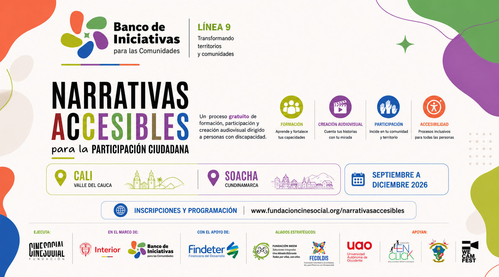 Narrativas Accesibles: imágenes de creación audiovisual y participación de personas con discapacidad